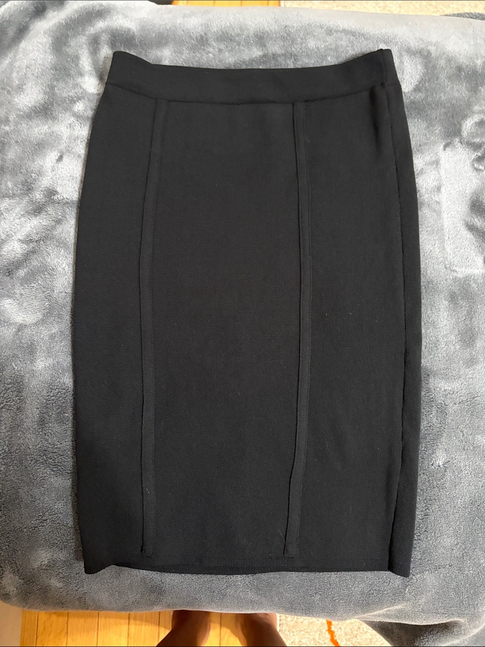 Sincerely Jules Black Knit Pencil Skirt